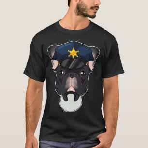 T-shirt Police French Bulldog Canine Handler I Police Chie