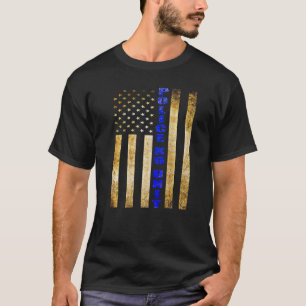 T-shirt Police K9 Officier de l'unité Police Allemand Berg