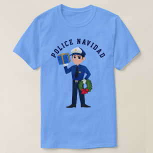 T-shirt Police Navidad