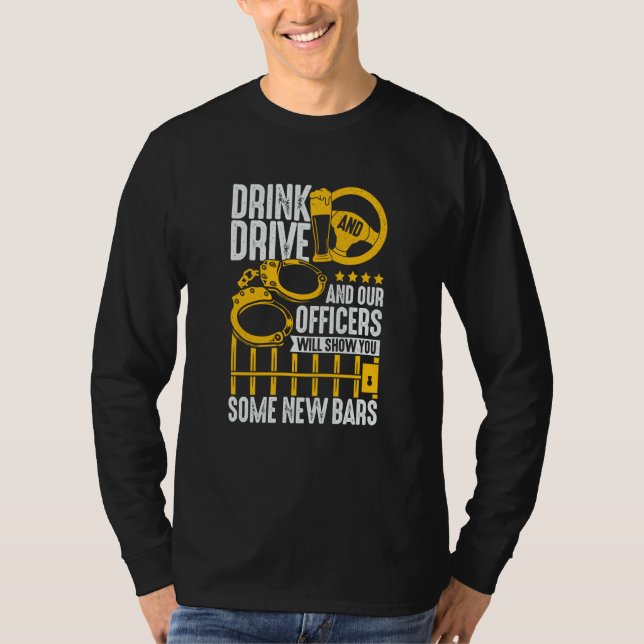 T-shirt Police Officer Inspector for a Sheriff (Devant)