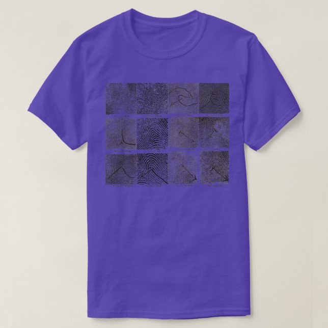 T-shirt Police scientifique criminologie policière (Design devant)