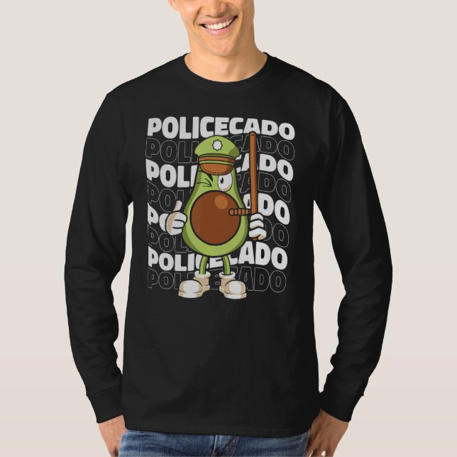 T-shirt Policecado   Support Law Enforcement Police Agent  (Devant)