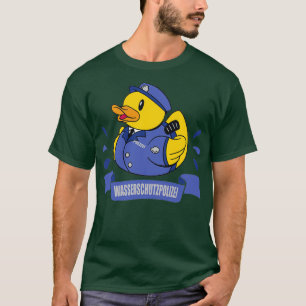 T-shirt policier de la baignoire police de l'eau