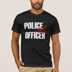 T-shirt Policier QUI N'EST PAS DE SERVICE