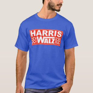 T-shirt Politique critique Vague Bleue Harris Walz 2024