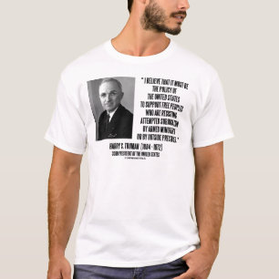 T-shirt Politique de Harry S. Truman d'appui des