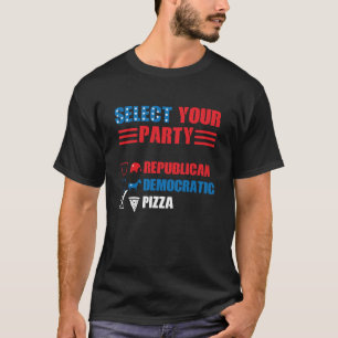 T-shirt Politique drôle de partie de chemises de vote de