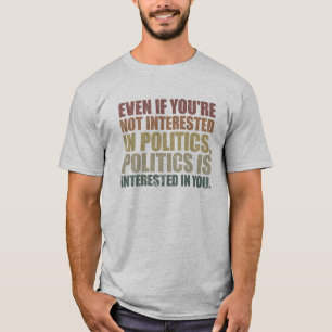 T-shirt Politique mondiale inévitable