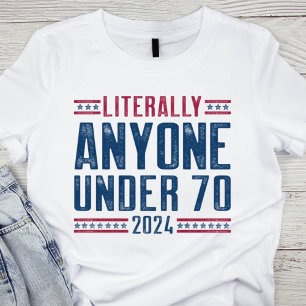 T-shirt Politique patriotique rouge, blanc et bleu