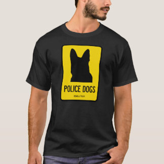 T - Shirt "Polizei-Hunde" 2-Sided