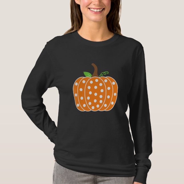 T-shirt polka dot Pumpkins great pumpkin (Devant)