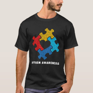 T-shirt Polka Dot Puzzle Autism Awareness Supporters Autis