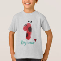 Polka rouge mignon point Ladybug 1er anniversaire