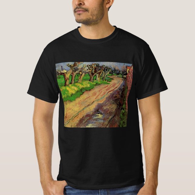 T-shirt Pollard Willows par Vincent van Gogh (Devant)