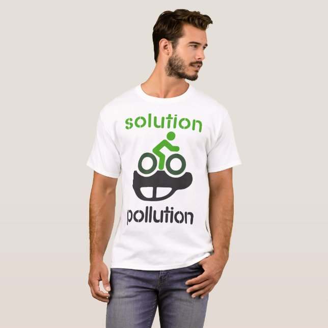 T-shirt Pollution de solution (Devant entier)