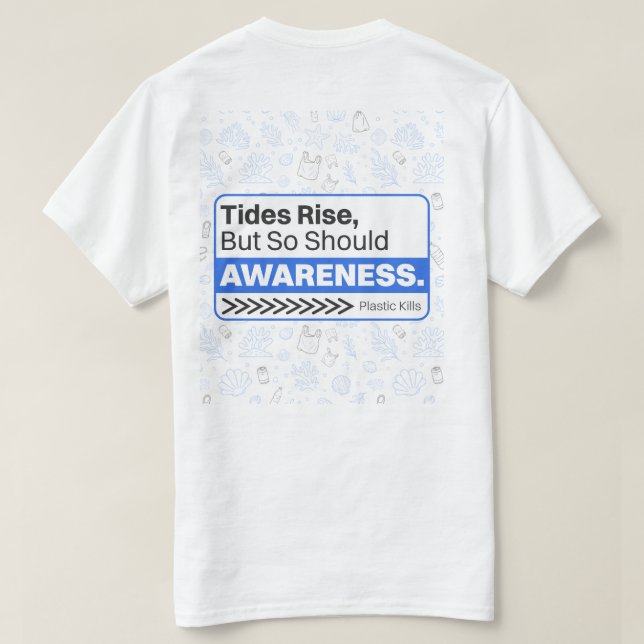 T-shirt Pollution plastique océanique Sensibilisation De l (Design dos)