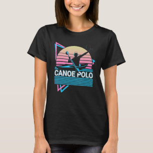 T-shirt Polo Canoë Polo Kayak Rétro