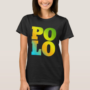 T-shirt Polo Conçu Avec Des Couleurs Naturelles