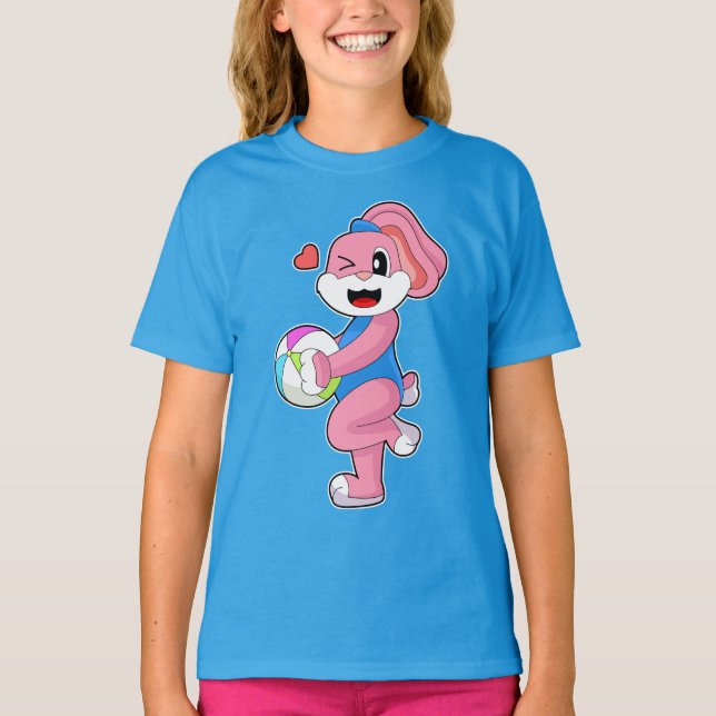 T-shirt Polo d'eau d'été de lapin (Devant)