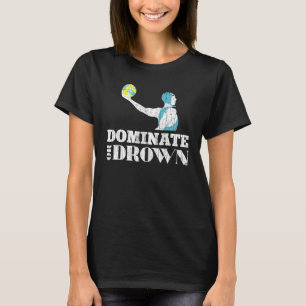 T-shirt Polo D'Eau Dominent Ou Noyé Graphique Pour Player 