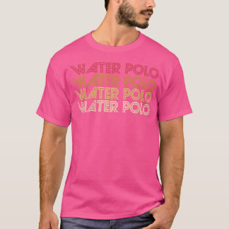 T-shirt Polo d'eau Vintage Retro