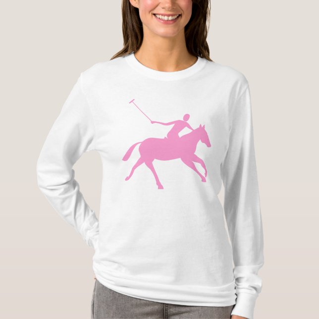 T-shirt Polo - Rose (Devant)