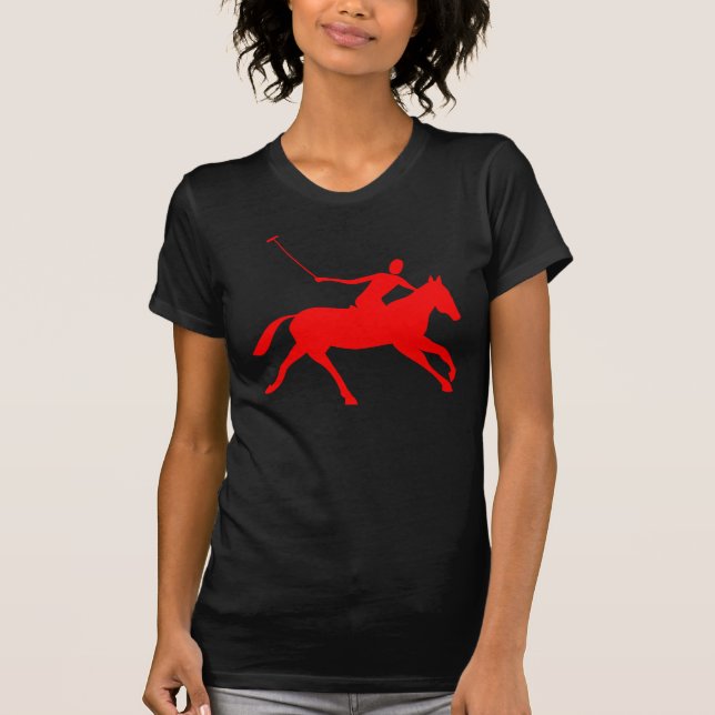 T-shirt Polo - Rouge (Devant)