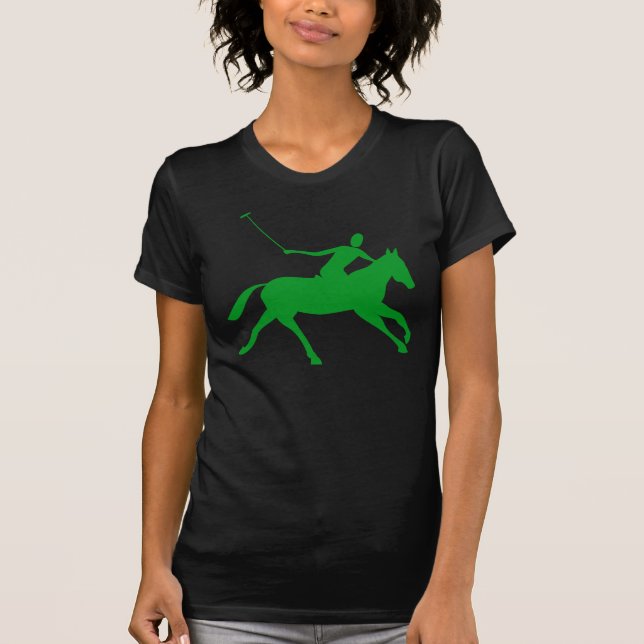 T-shirt Polo - Vert herbe (Devant)