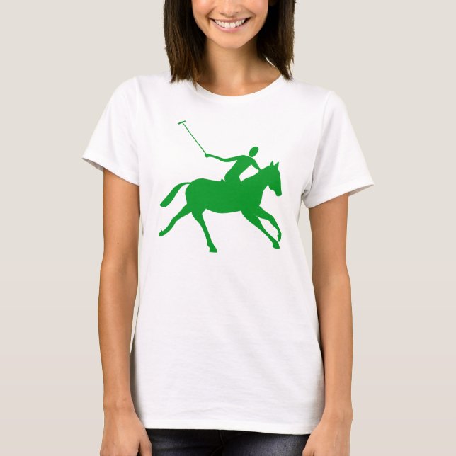 T-shirt Polo - Vert herbe (Devant)