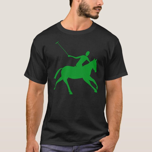 T-shirt Polo - Vert herbe (Devant)