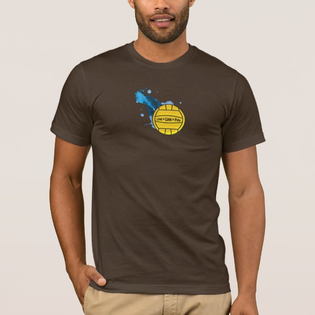 T-shirt Polo vivant d'amour - le tee - shirt foncé des (Devant)