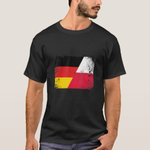 T-shirt Pologne Allemagne Drapeau polonais Polska Demi-Pôl