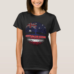 T-shirt Pologne Australie Australie Australie drapeau des 