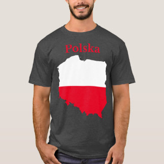 T-shirt Pologne Carte Design