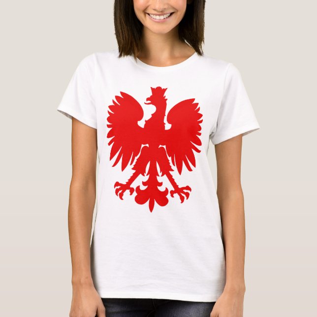 T-shirt Pologne-GRAND ROUGE EAGLE-UL.ai (Devant)