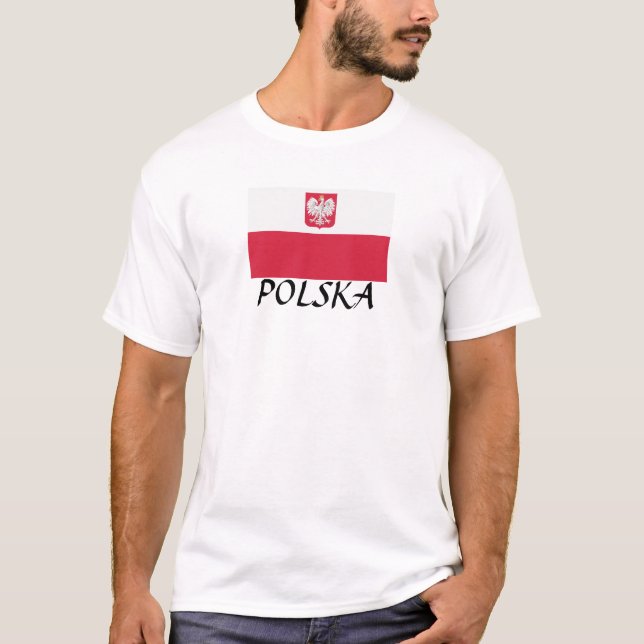 T-shirt Pologne Polska (Devant)