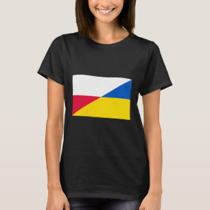 T-shirt Pologne Ukraine Drapeau Soutien Amitié Voisin 1 