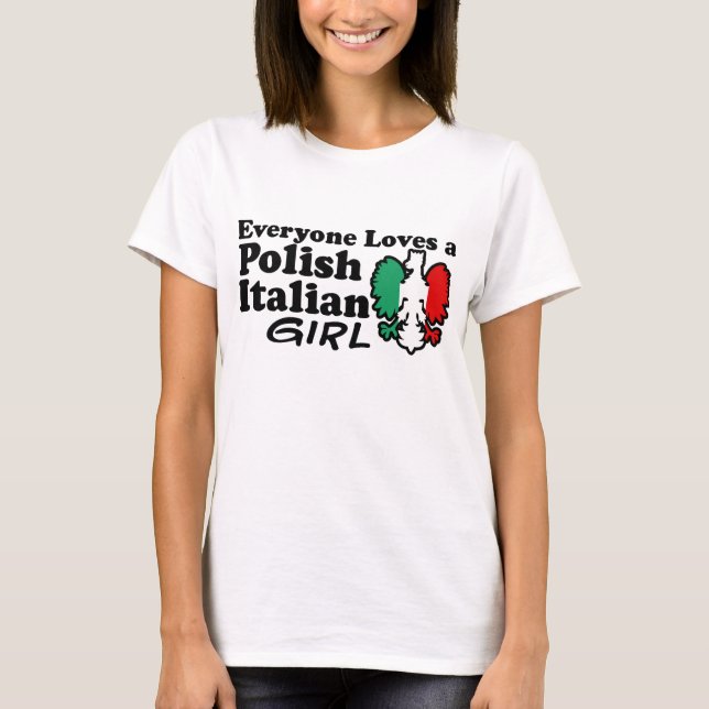T-shirt polonais italien (Devant)