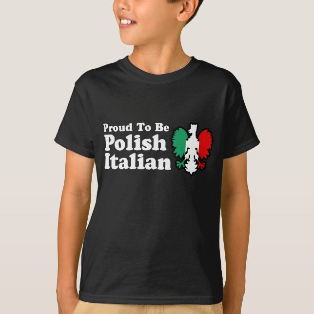 T-shirt polonais italien (Devant)