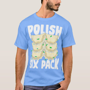 T-shirt Polonais Six Pack Funny Pierogi Food Lover Cadeau