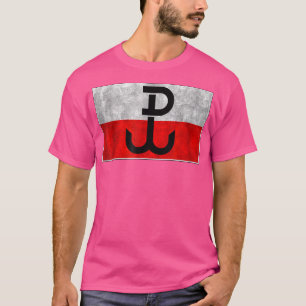 T-shirt Polonaise PW Armia Krajowa Pologne Pride Ancre