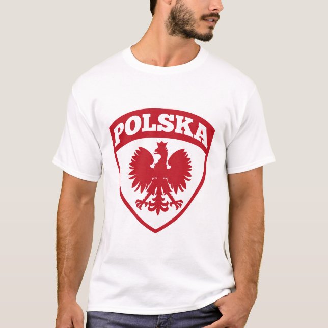 T-shirt Polska Poland Pologne (Devant)