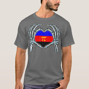 T-shirt Polyamory Gay Squelette Identité sexuelle Non bina