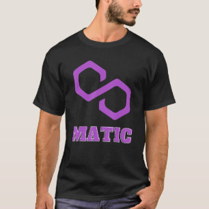 T-shirt Polygon Crypto MATIC Réseau Cryptomonnaie Altcoi