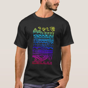 T-shirt Polynesia Tribal Hawaiian Maori Sun Sea Turtle Ani