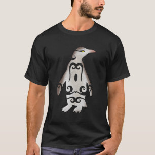 T-shirt Polynésie Maori Hoiho Penguin Tatouage Tribal Nouv