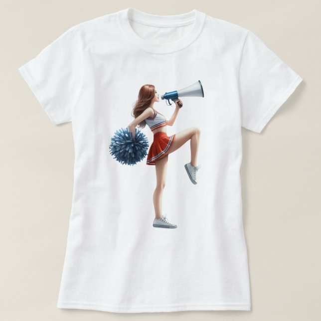 T-shirt Pom-pom girl (Design devant)