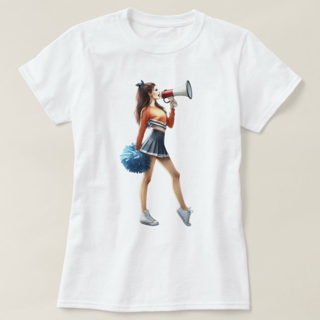 T-shirt Pom-pom girl  (Design devant)
