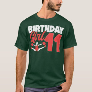 T-shirt Pom-pom girl Anniversaire Cheer Girl Cute Cheerled