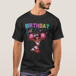 T-shirt Pom-pom girl Anniversaire Fille Fête Cheerleader S